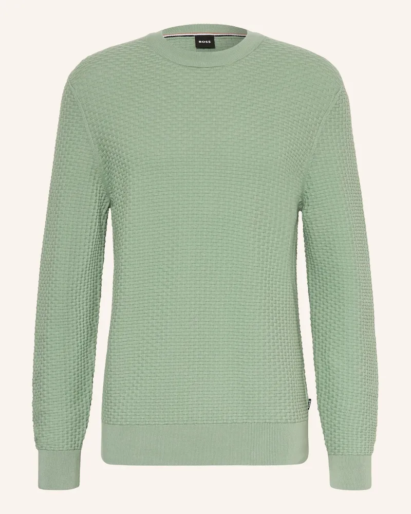 HUGO BOSS Pullover Imberto gruen Grün