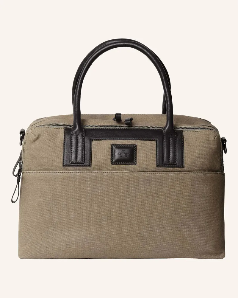 Hackett Reisetasche WELLS CANVAS 24H Grün