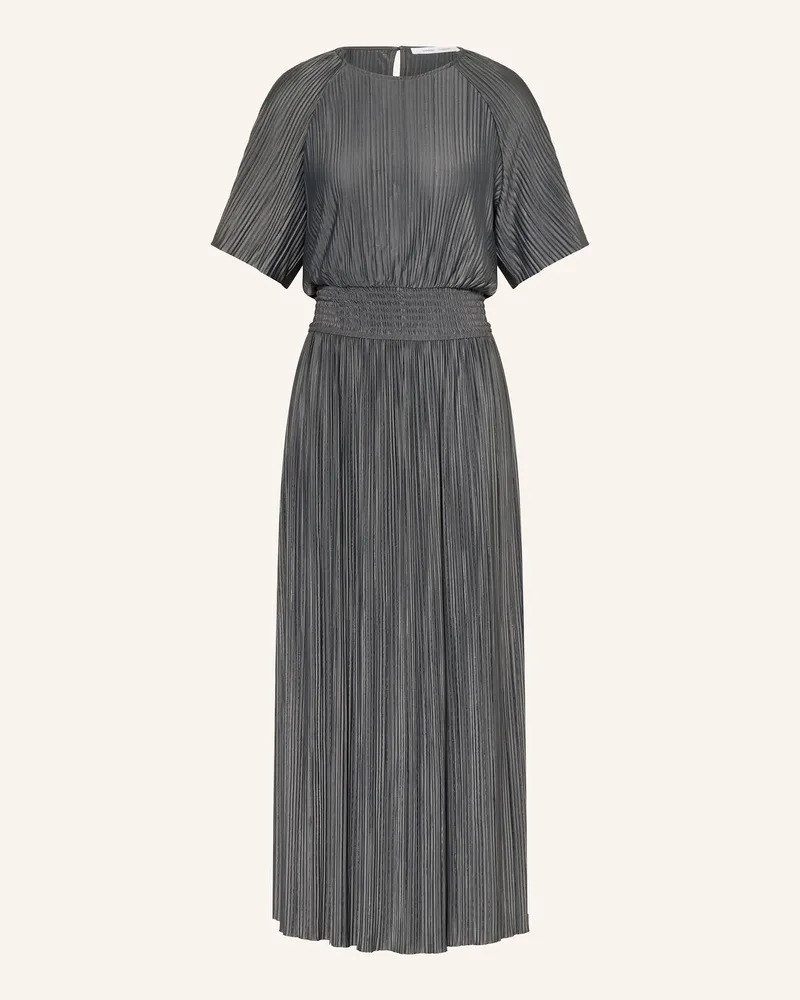 Samsøe & Samsøe Plisseekleid Sauma grau Dunkelgrau