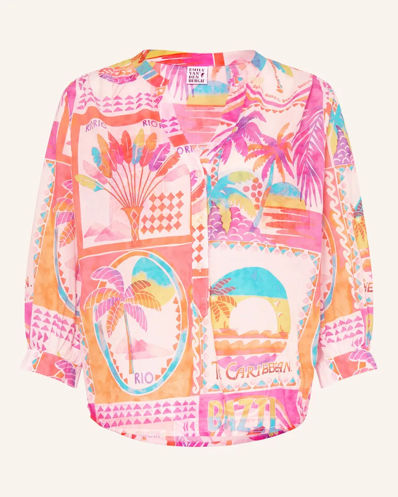 Emily van den Bergh Blusenshirt mit 3/4-Arm Weiss