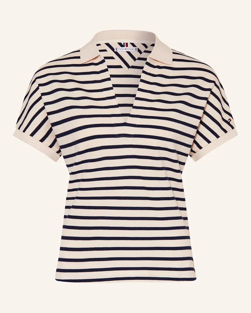 Tommy Hilfiger Piqué-Poloshirt Ecru