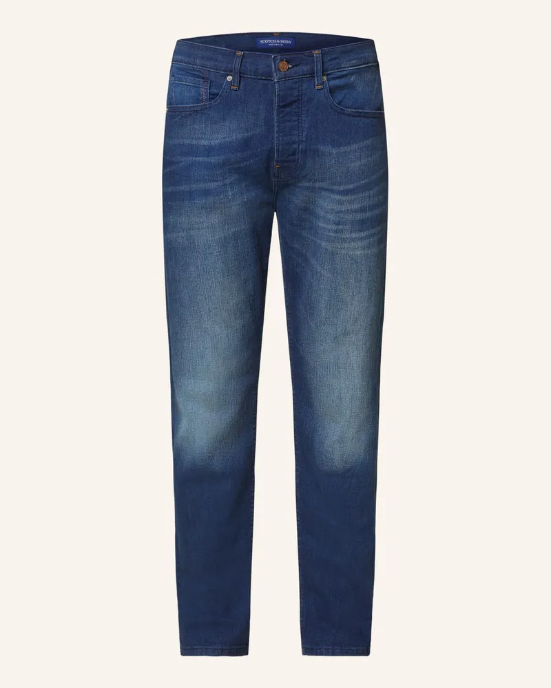 Scotch&Soda Jeans Regular Tapered Fit Blau