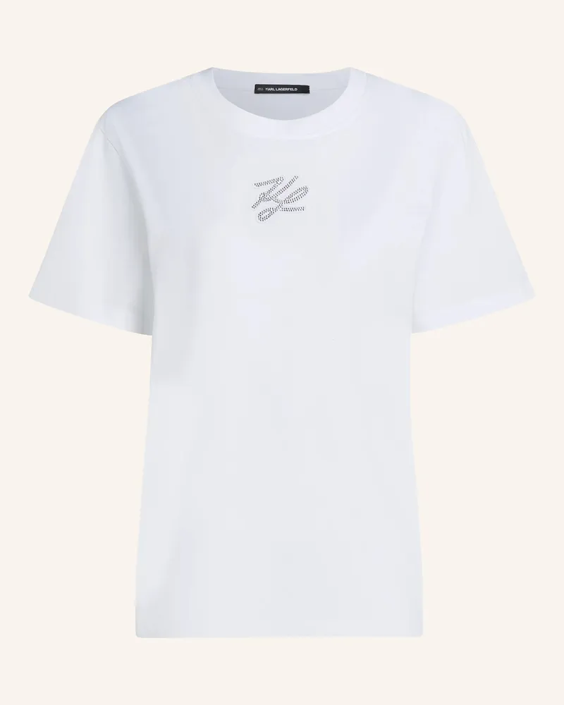 Karl Lagerfeld T-Shirt weiss Weiss