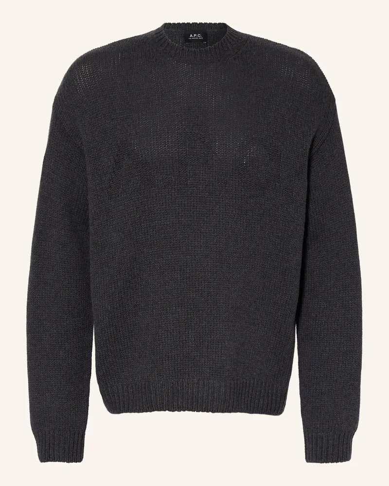 A.P.C. Pullover George grau Dunkelgrau