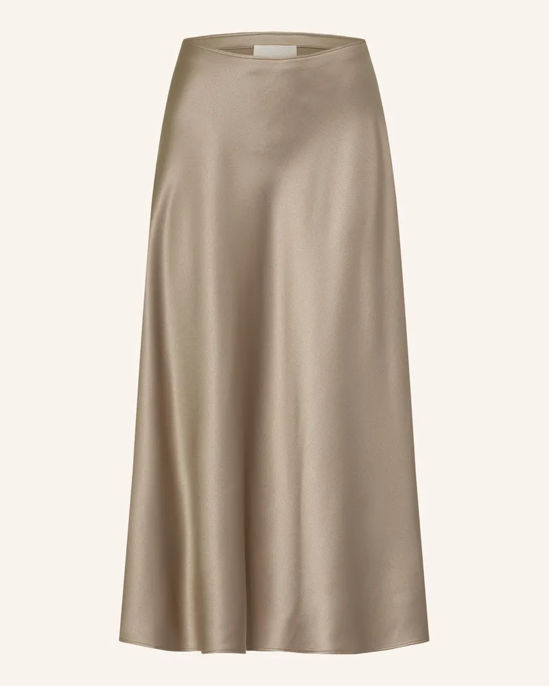Juvia Satinrock Fleur gruen Khaki