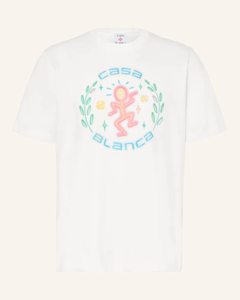 Casablanca Paris T-Shirt Dance Joy weiss Weiss