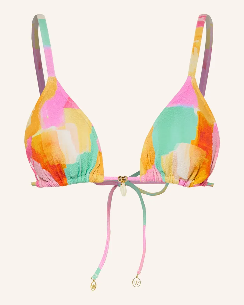 watercult Triangel-Bikini-Top Empowered Play rosa Rosa