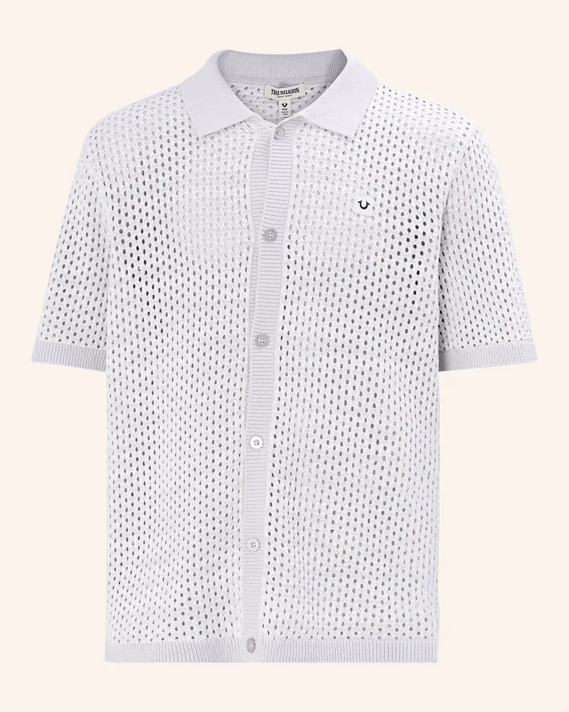True Religion Strickshirt grau 