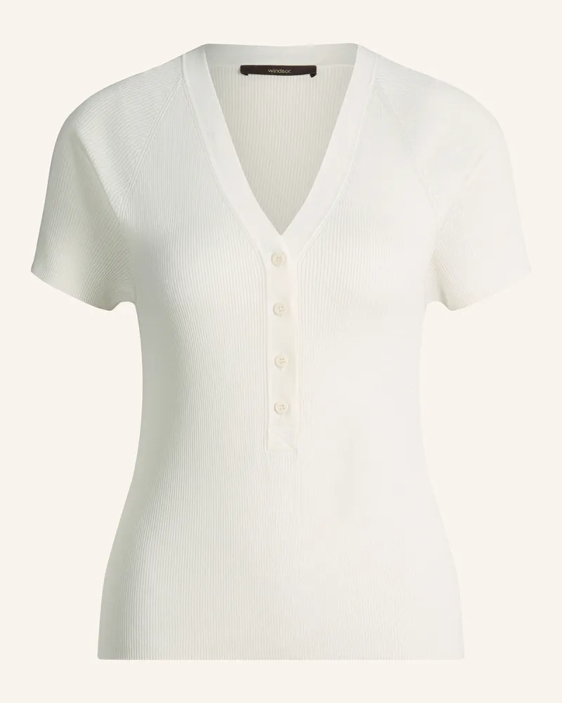 windsor. Strickshirt weiss Weiss