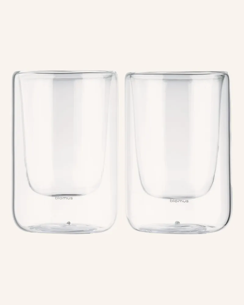Blomus 2er-Set Thermogläser NERO Clear