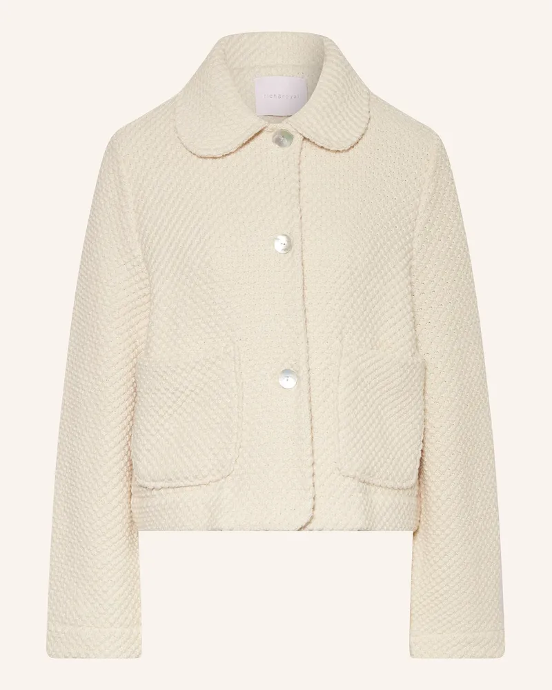 Rich&Royal Kastenjacke Ecru