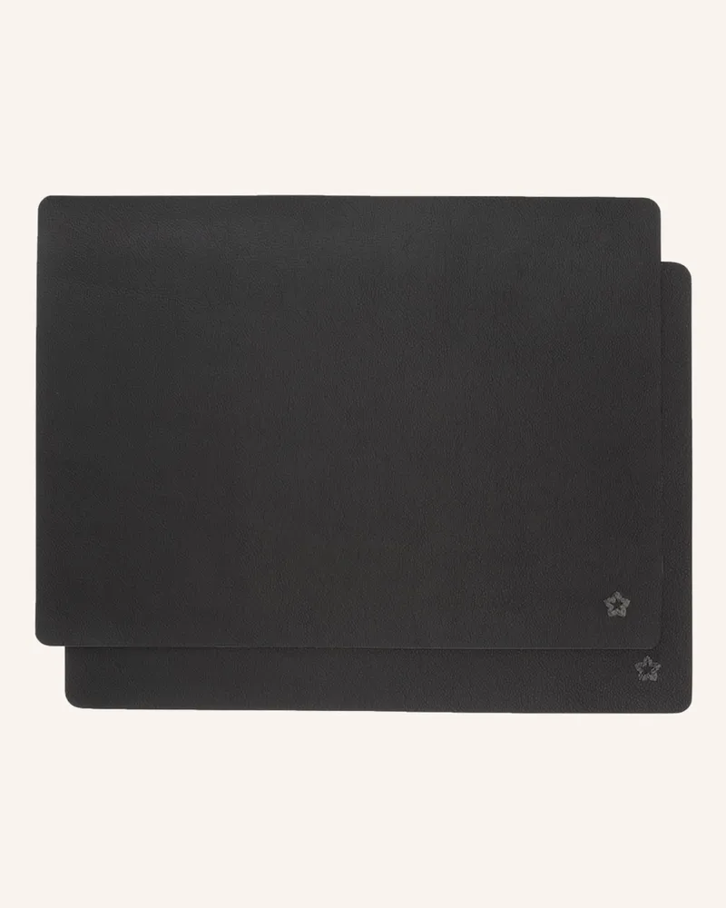 Pichler 2er-Tischset Jazz grau Dunkelgrau