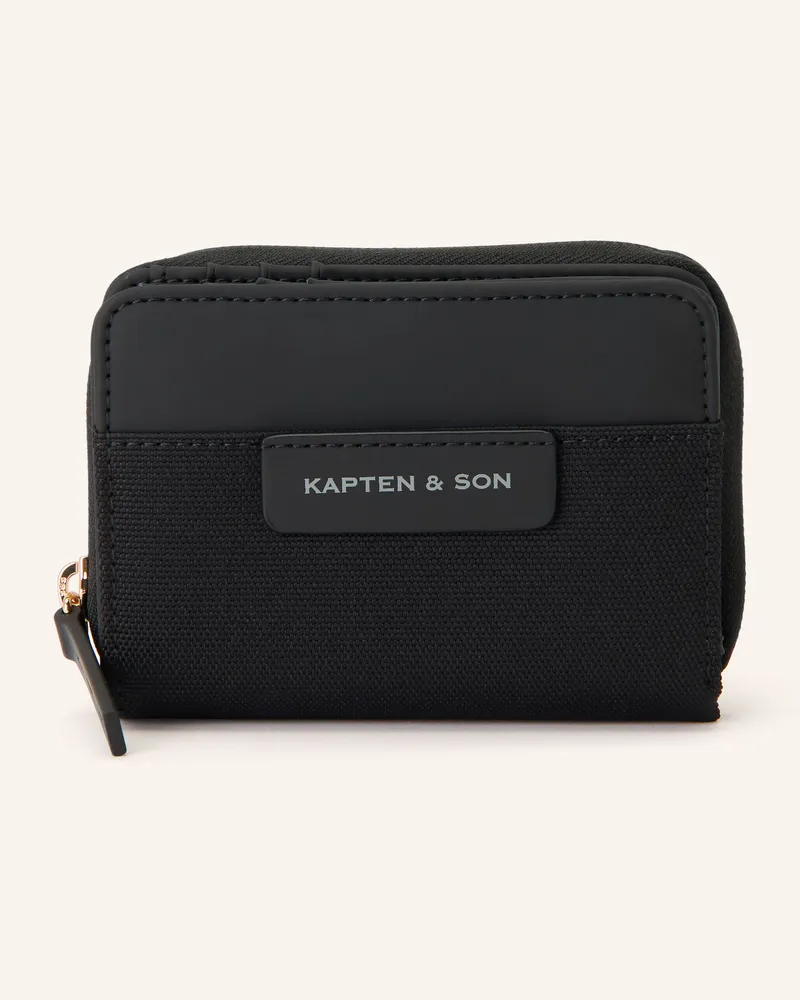 Kapten & Son Geldbörse Bergen Pro schwarz Schwarz