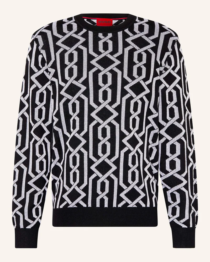 HUGO BOSS Pullover Souvawn schwarz Schwarz