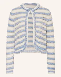 Rich&Royal Strickjacke mit Glitzergarn Blau