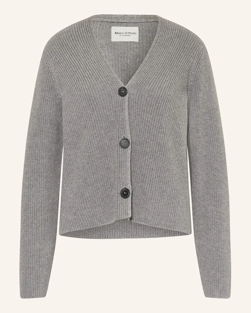 Marc O'Polo Strickjacke Dunkelgrau