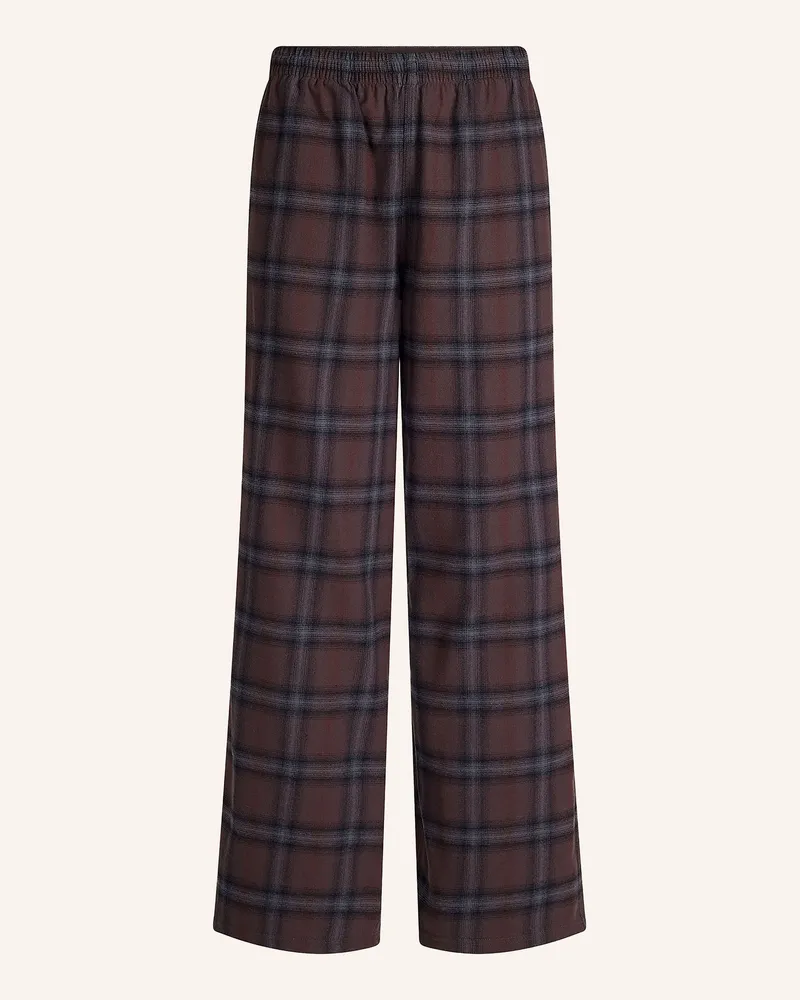 SKIMS Schlafhose FLANNEL aus Flanell Phoenix