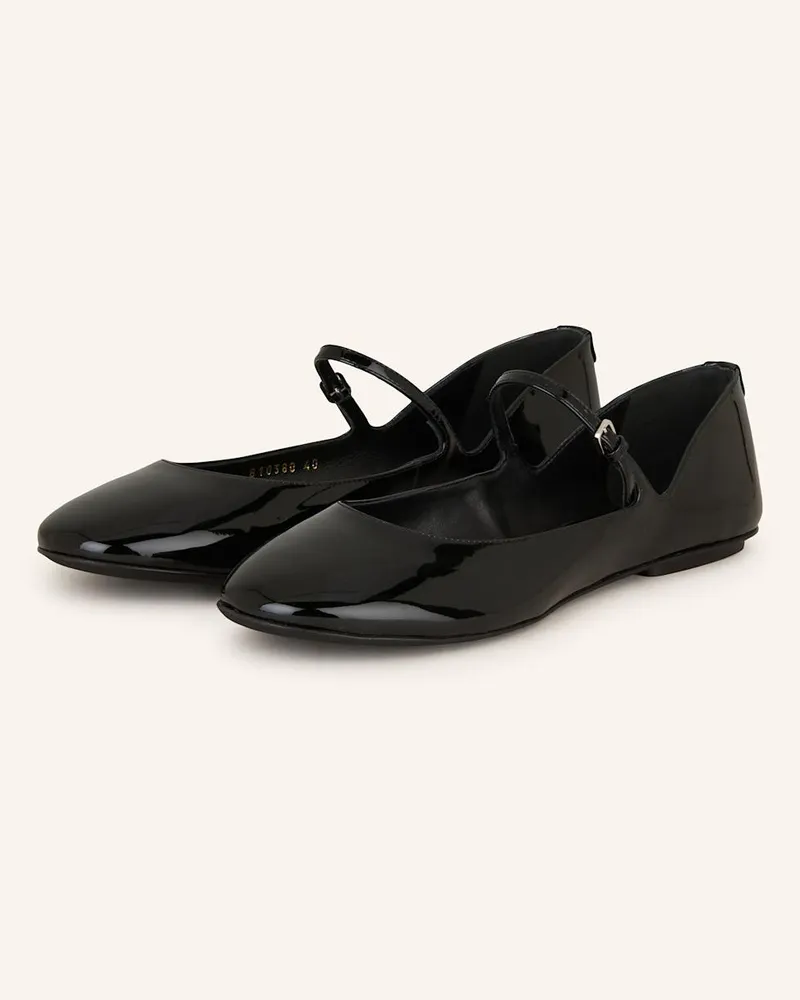 Sergio Rossi Mary-Jane-Ballerinas - SCHWARZ Schwarz