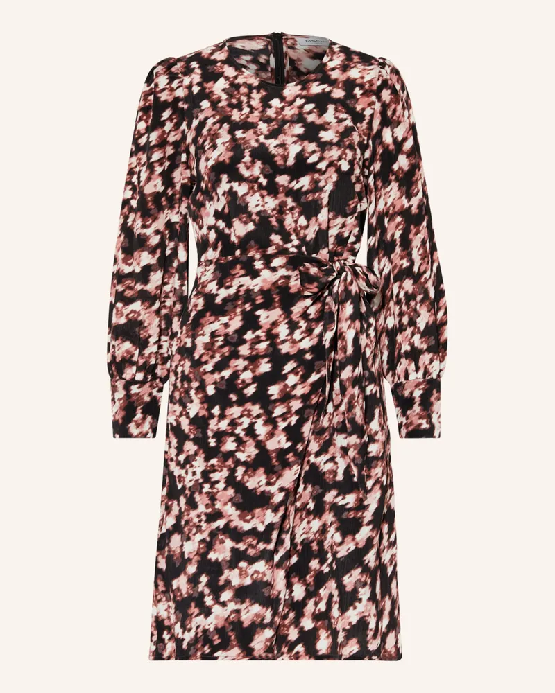 MOSS COPENHAGEN Kleid Mschbellamaya Rhian In Wickeloptik schwarz Schwarz