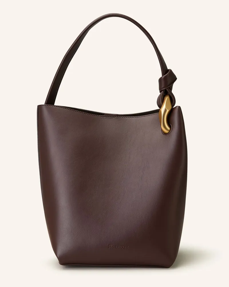 J.W.Anderson Schultertasche THE JWA CORNER Dunkelbraun