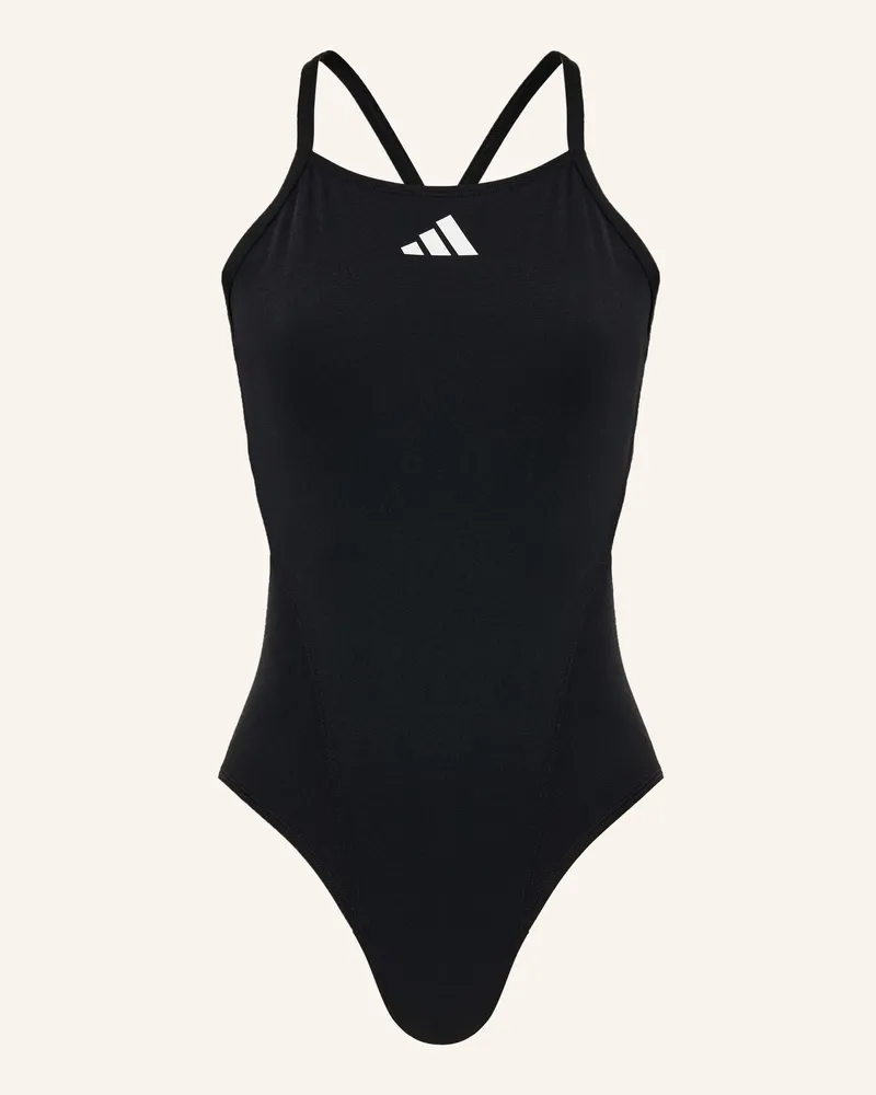 adidas Badeanzug Ripstream Team Thin Straps C-Back schwarz Schwarz