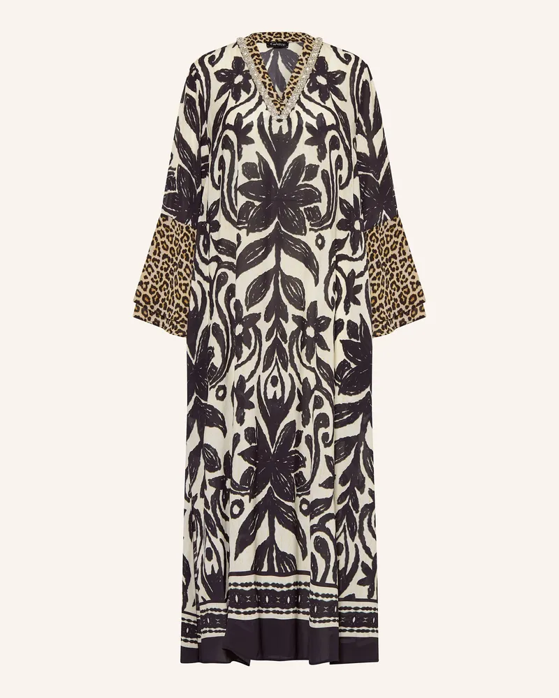 Grace Kleid Aus Satin Mit Schmucksteinen schwarz Schwarz