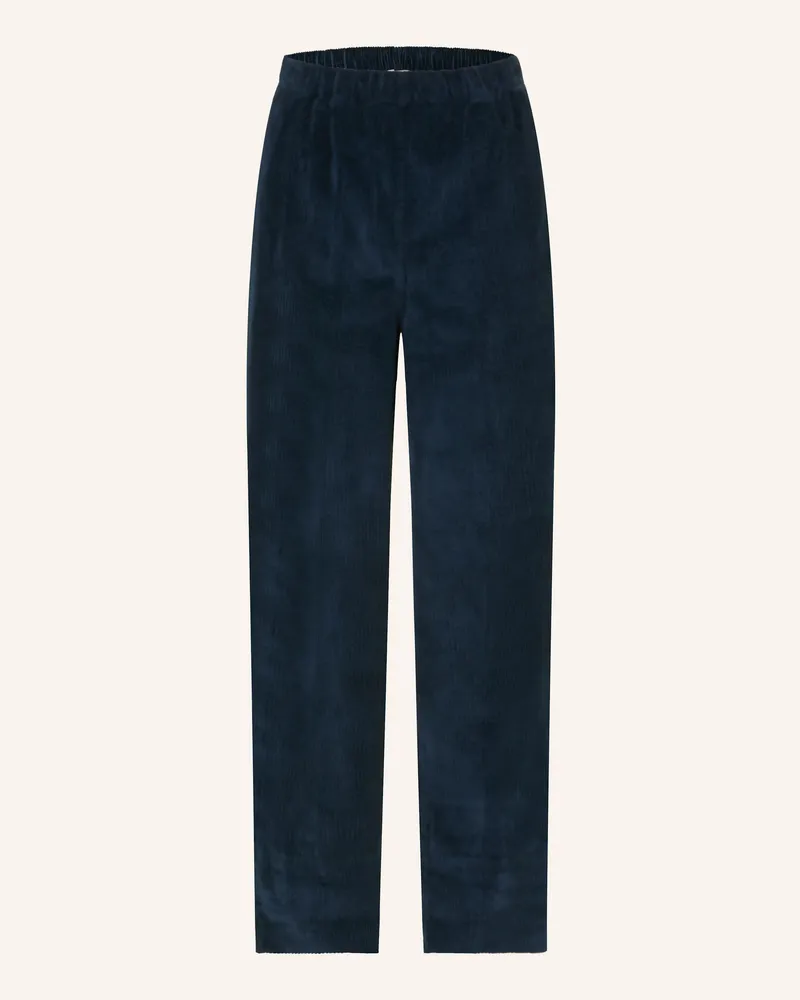 American Vintage Cordhose Padow blau Dunkelblau