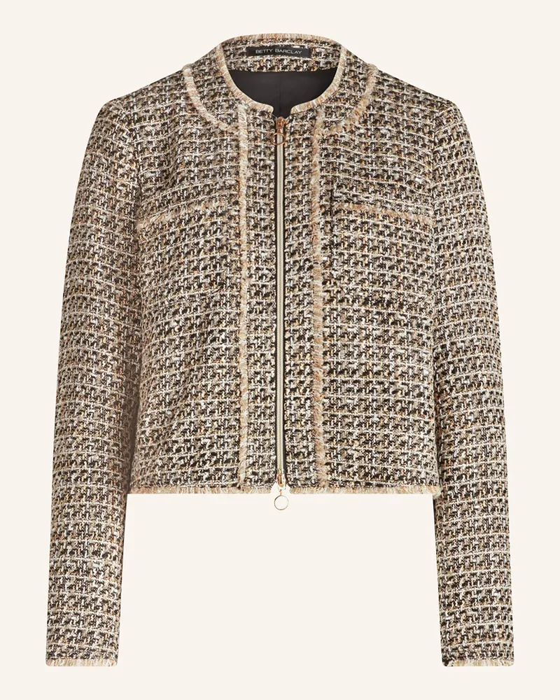 Betty Barclay Kastenjacke aus Bouclé Schwarz