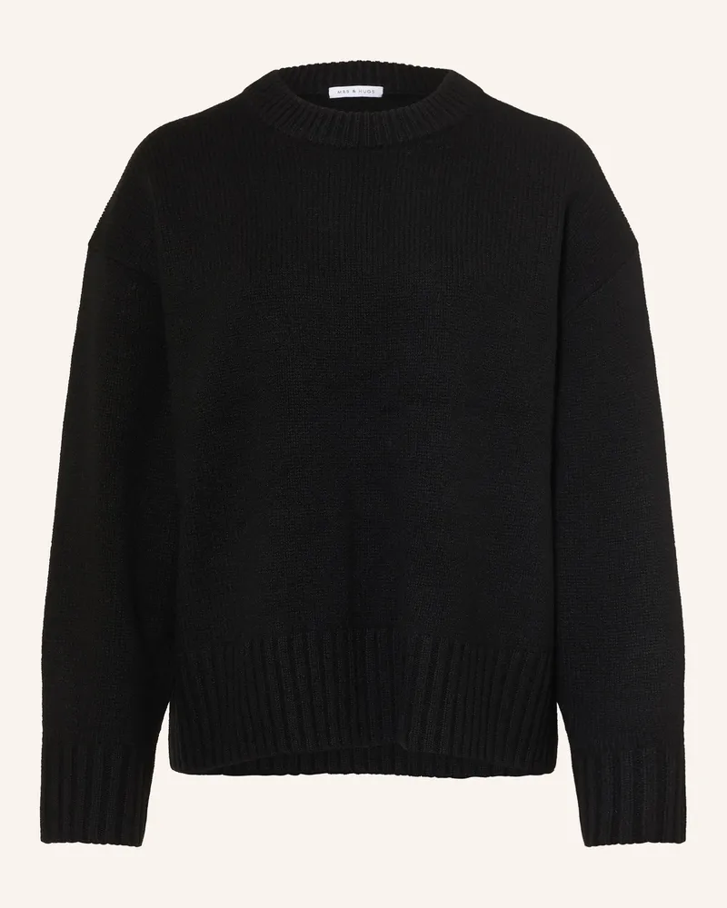 Mrs & HUGS Pullover schwarz Schwarz