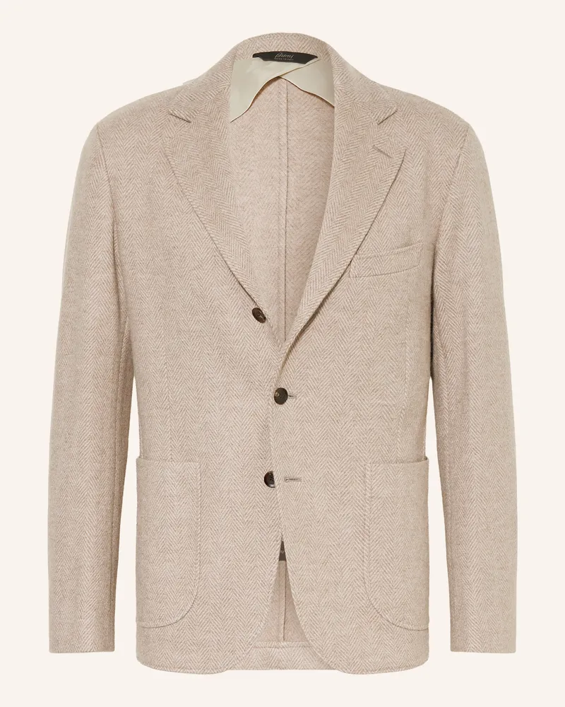 Brioni Cashmere-Sakko Slim Fit beige Beige