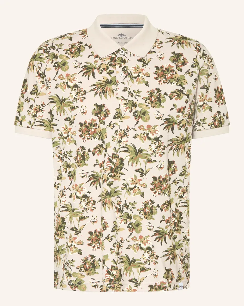 Fynch-Hatton Piqué-Poloshirt beige Creme