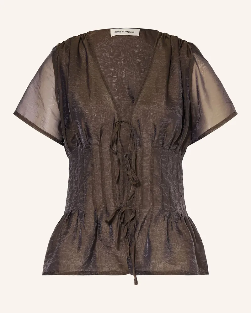 Sofie Schnoor Blusenshirt CENIASW Dunkelbraun