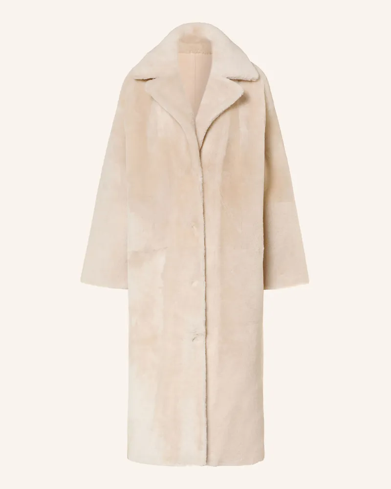 Mrs & HUGS Mantel beige Creme