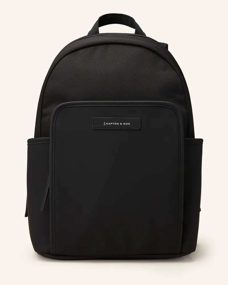 Kapten & Son Rucksack AALBORG 12 l mit Laptop-Fach Schwarz