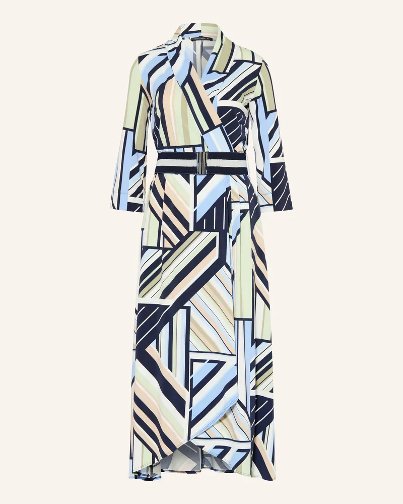 Betty Barclay Jerseykleid in Wickeloptik mit 3/4-Arm Dunkelblau