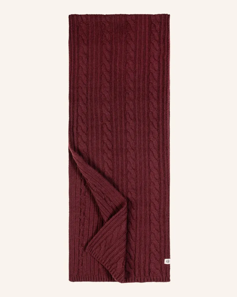 Roeckl Schals CABLED CHARM SCHAL Dunkelrot