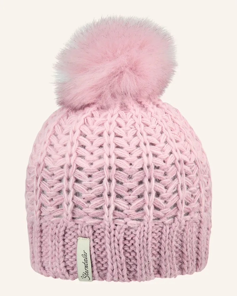 Sterntaler Strickmütze Farbverlauf Rosa
