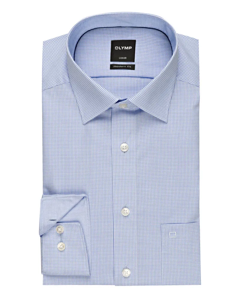 Olymp Hemd Luxor modern fit Hellblau