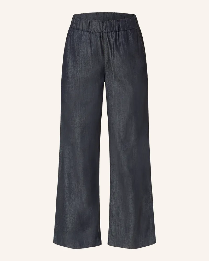 monari Hose in Jeansoptik Dunkelblau