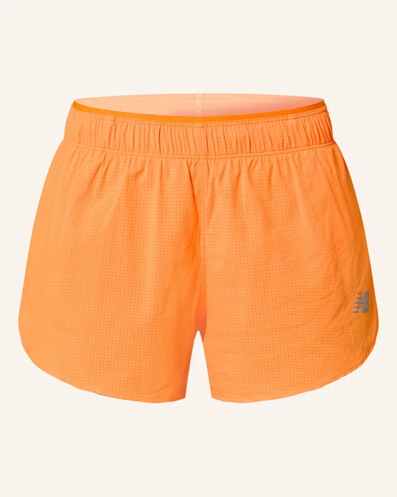 New Balance 2-In-1-Laufshorts Rc Ultra Light 3" orange Neonorange