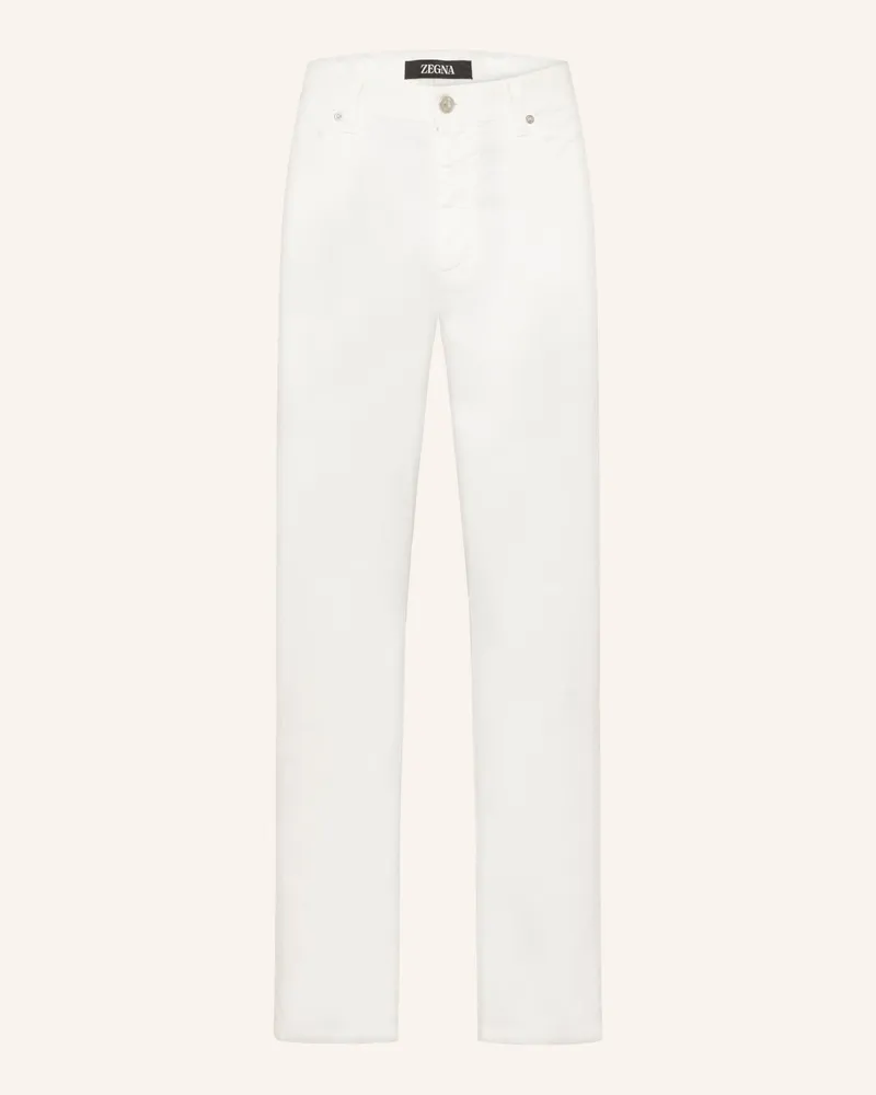 Ermenegildo Zegna Hose Slim Fit mit Leinen N01