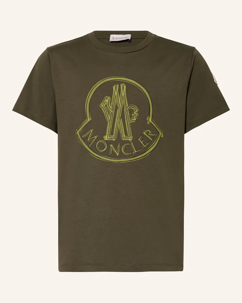 Moncler T-Shirt braun Khaki