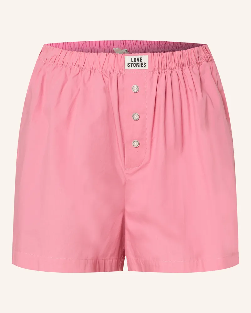LOVE Stories Schlafshorts JAMES Pink