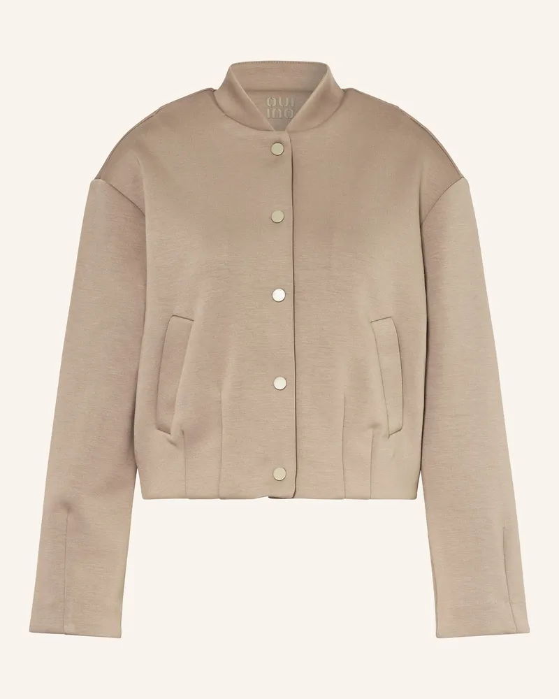 Oui  Blouson gruen Hellbraun