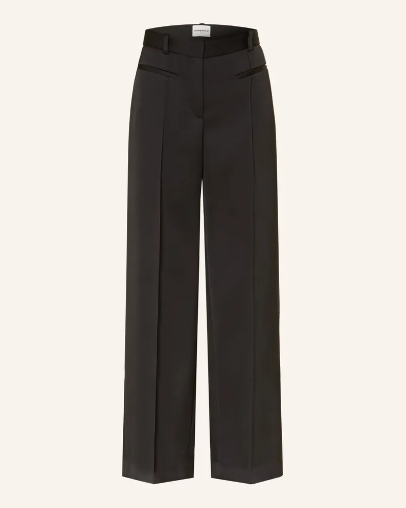 Claudie Pierlot Marlenehose Aus Satin schwarz Schwarz