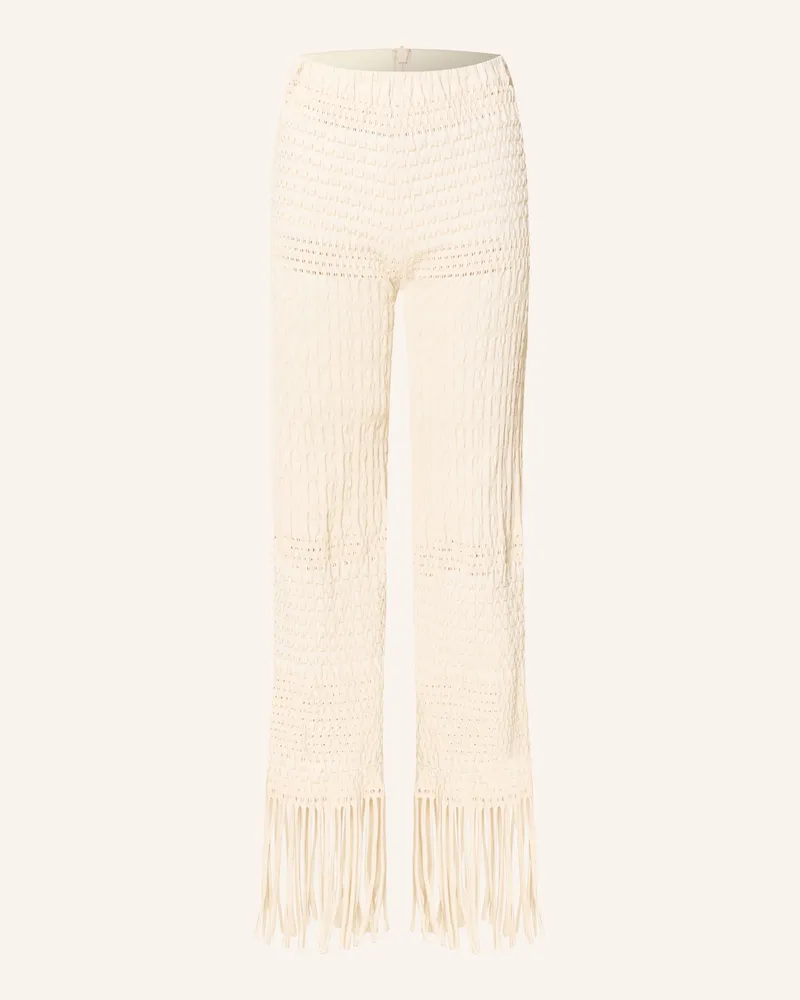 Nanushka Hose MICIEL Creme
