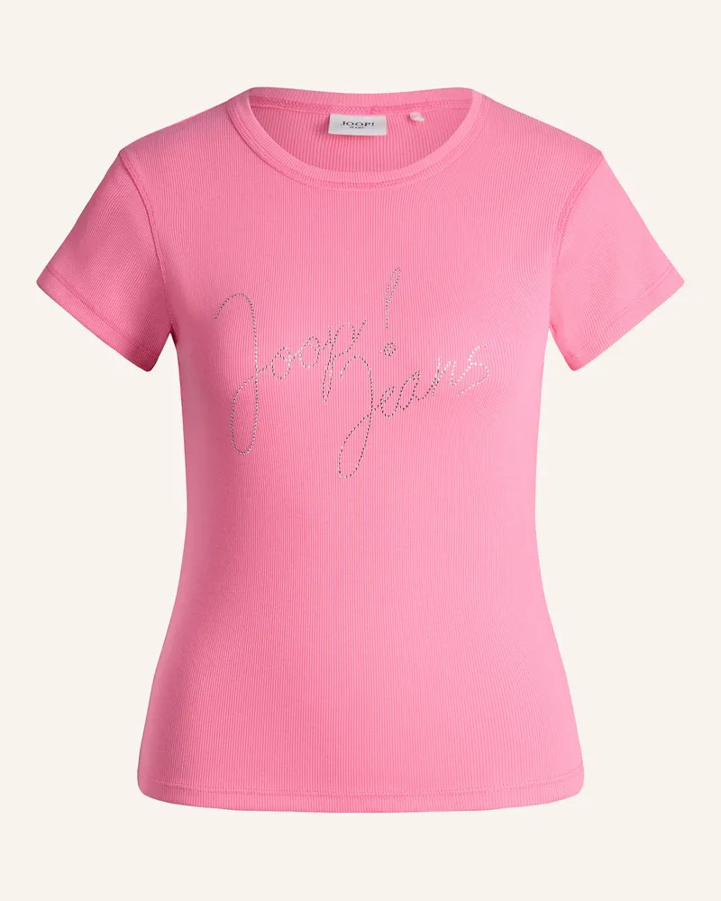 JOOP! T-Shirt TINETA mit Schmucksteinen Pink
