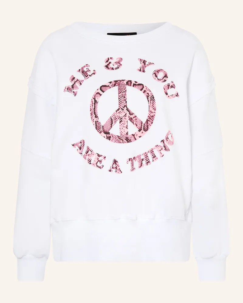 Miss Goodlife Sweatshirt weiss Weiss
