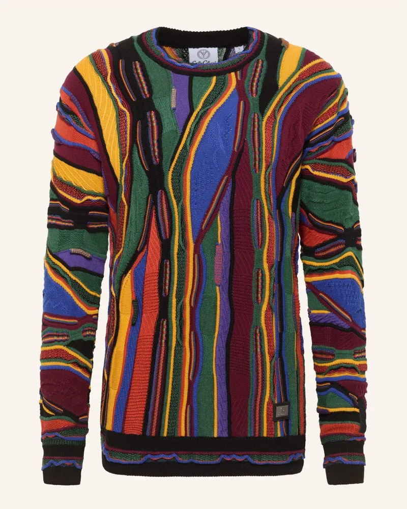 Carlo Colucci Strickpullover Fazio schwarz Schwarz