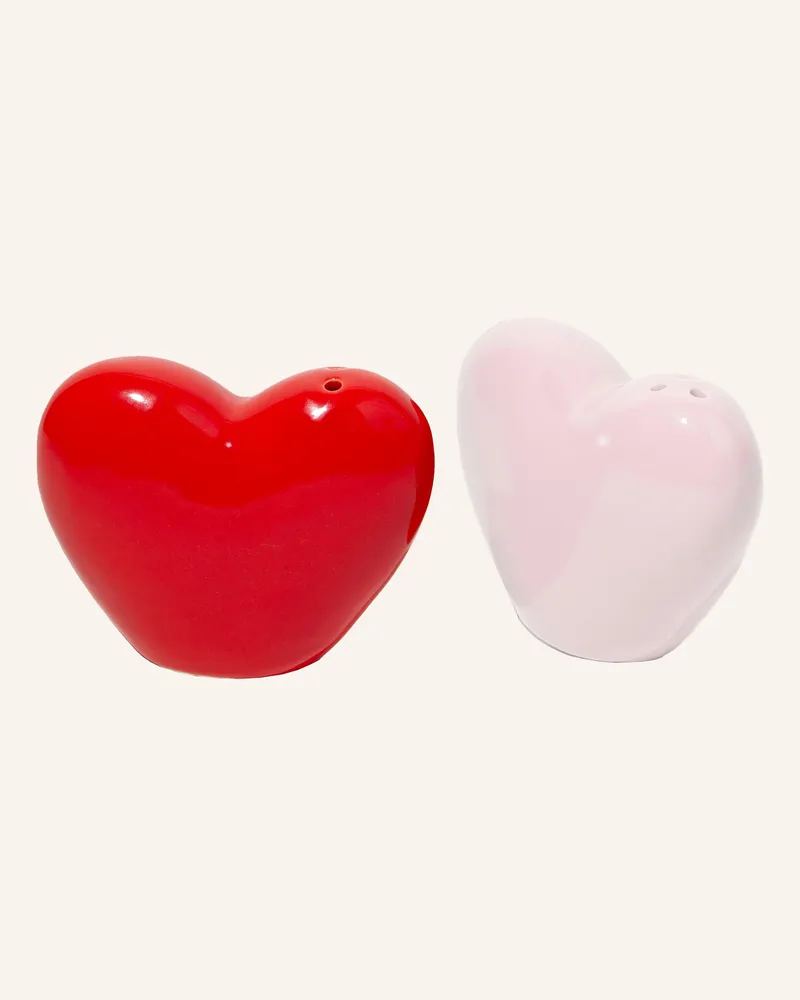 Doiy Salz- Und Pfefferstreuer Love rot Rosé